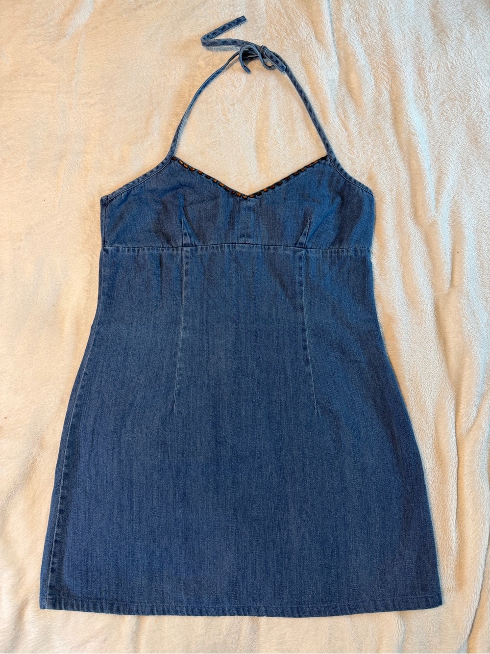 Route 66 Denim Skirt - Medium Blue